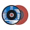 Pferd 7" x 7/8" A.H. POLIFAN Flap Disc - A-COOL SG INOX+ALU, Aluminum oxide, 60 Grit, Flat 62370 - alternate 1